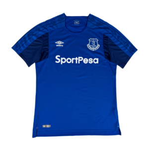 EVERTON FC 2017/18 UMBRO Home Football Shirt L