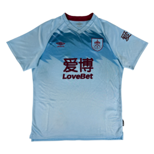 BURNLEY FC 2019/20 UMBRO away Football Shirt L