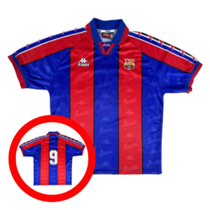 Barcelona FC 1995/97 Kappa Home Football Shirt S
