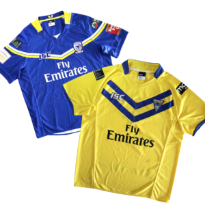 2 x WARRINGTON WOLVES 2010s ISC Rugby Shirt 2XL