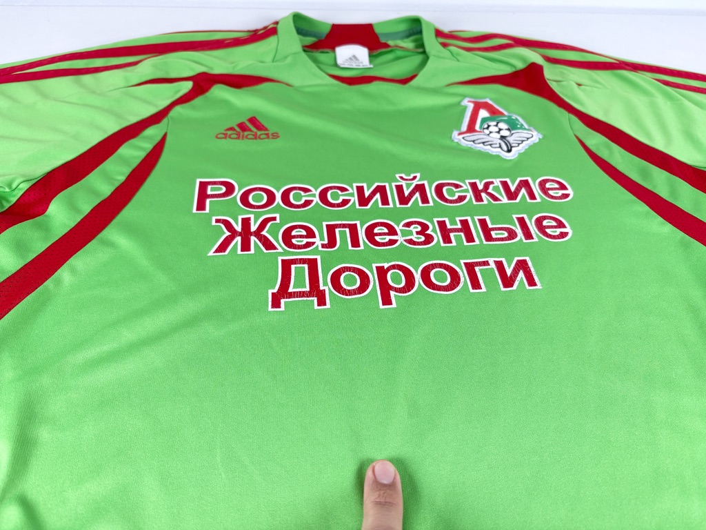 LOKOMOTIV MOSCOW 2007/08 ADIDAS Home Football Shirt XL Russia - Image 8