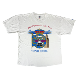 Deportivo de la Coruña 1999 ADIDAS Football Campeones Cotton T-Shirt XL