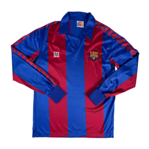 Barcelona FC 1984/89 MEYBA Home Football Shirt M Spain