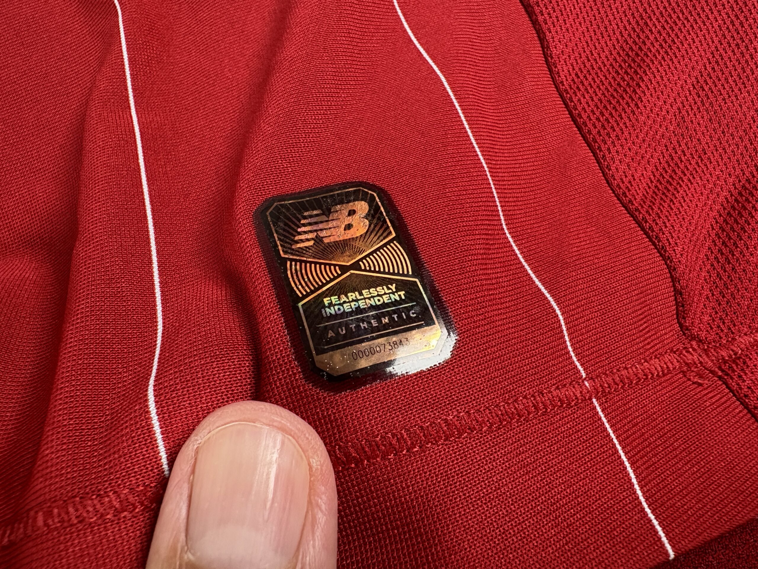 LIVERPOOL FC 2019/20 New Balance Home Football Shirt 3XL - Image 8