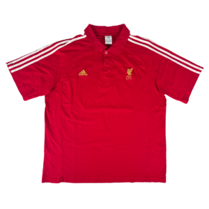 LIVERPOOL FC 2007/08 Adidas Polo Football Shirt XL