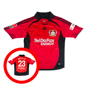 Bayer Leverkusen 2007/08 Adidas Home Football Shirt 14