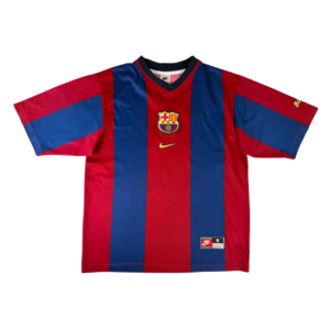 Barcelona FC 1998/00 Nike Home Basic Football Shirt S