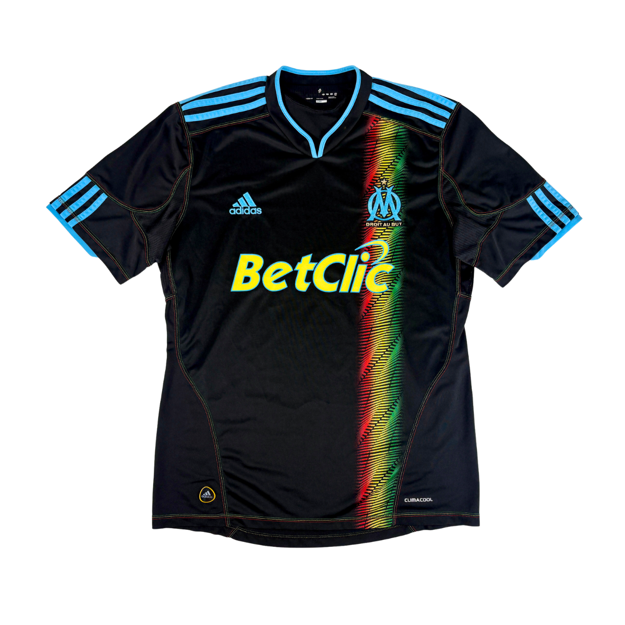 OLYMPIQUE MARSEILLE 2010/11 Adidas third Football Shirt M
